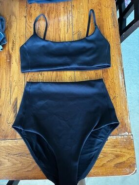 Left On Friday Black Hi Tide Bikini Set